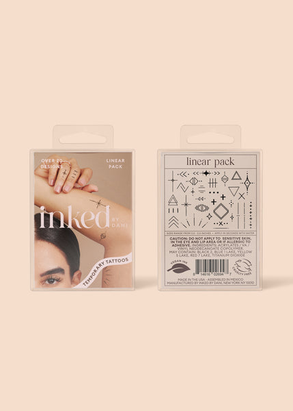 Temporary Tattoos - Linear Pack