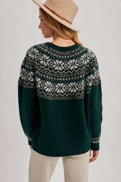 The Aspen Sweater - Green