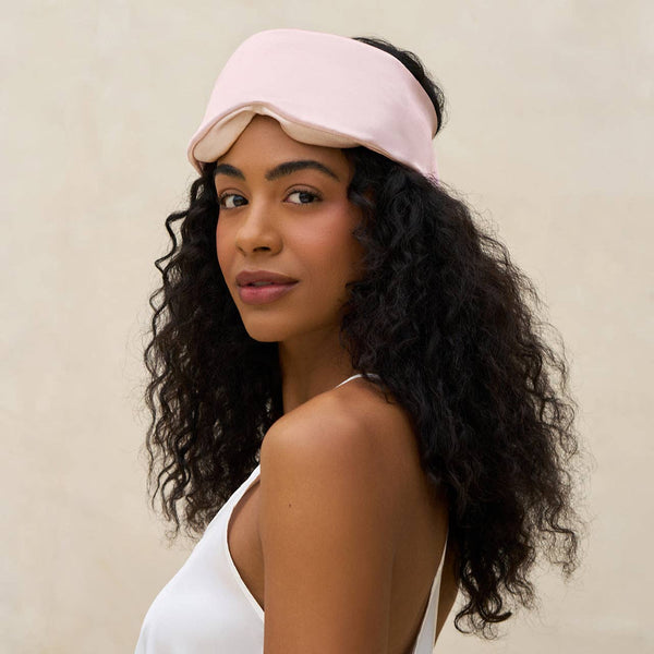 Kitsch Pillow Eye Mask-Blush