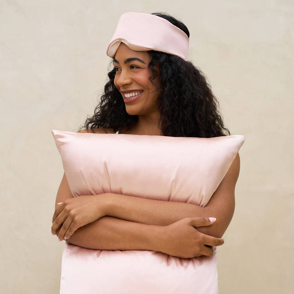 Kitsch Pillow Eye Mask-Blush