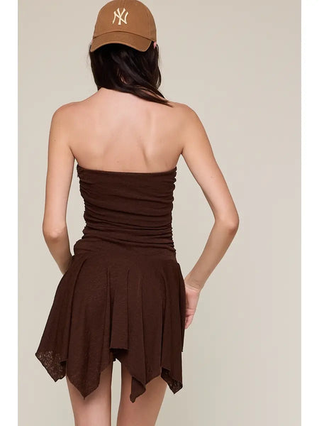 Bordeaux Dress-Chocolate