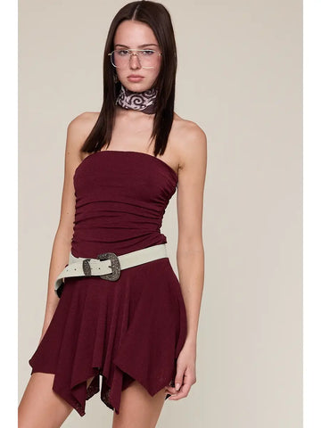Bordeaux Dress-Plum