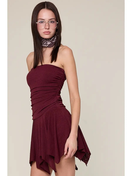 Bordeaux Dress-Plum