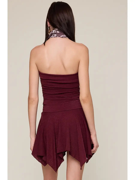 Bordeaux Dress-Plum