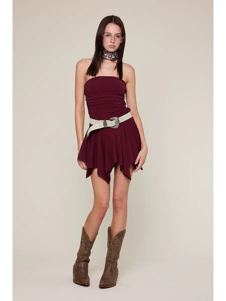 Bordeaux Dress-Plum
