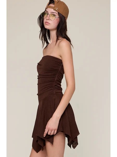 Bordeaux Dress-Chocolate