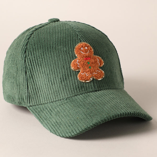 Gingerbread Corduroy Hat - Sage