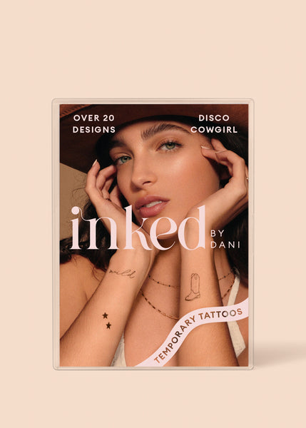 Temporary Tattoos - Disco Cowgirl Pack