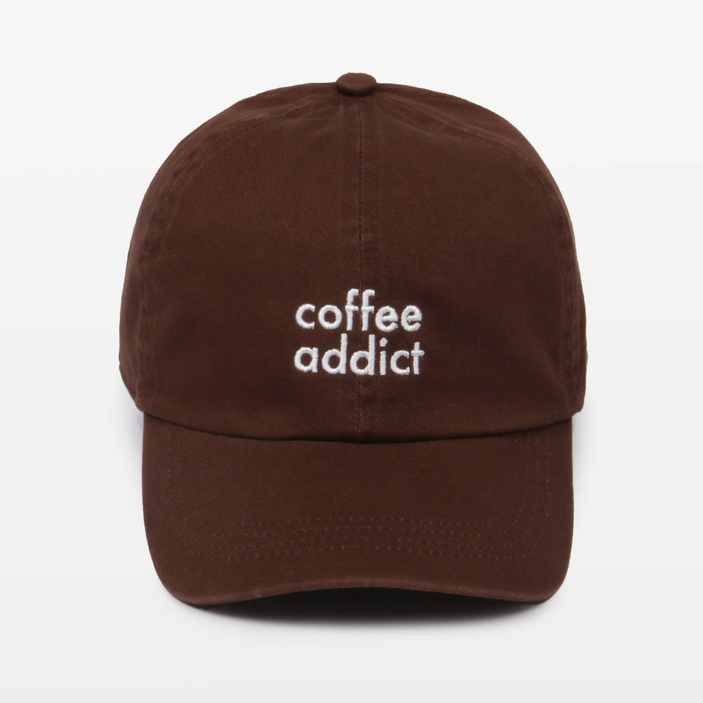 Coffee Addict Cap - Brown