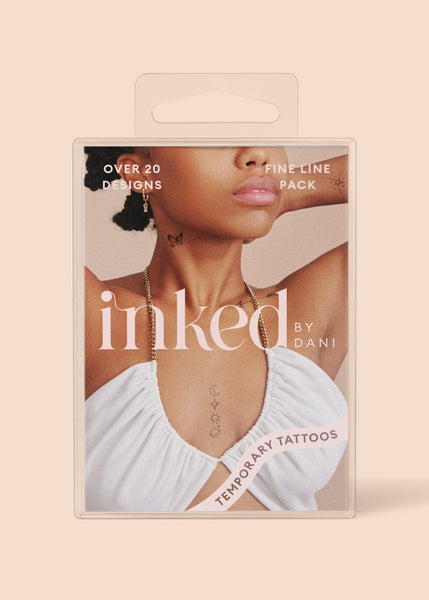Temporary Tattoos - Fine Line Pack
