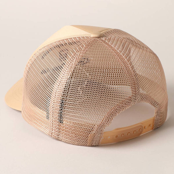 More Espresso Trucker Hat - Beige