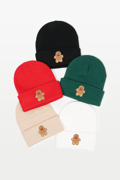 Christmas Gingerbread Hat - Red