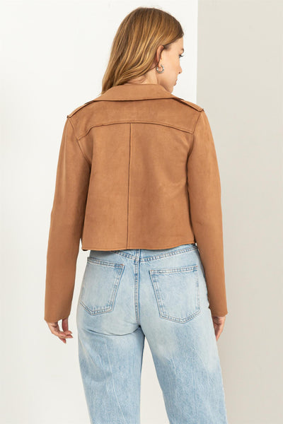 Phoenex Suede Jacket - Camel