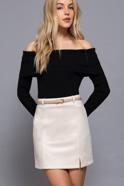 Autumn Stroll Skirt - Ecru