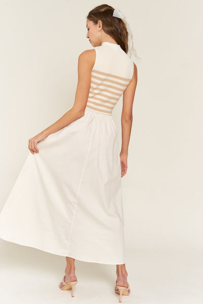 Luxe Maxi Dress - Beige