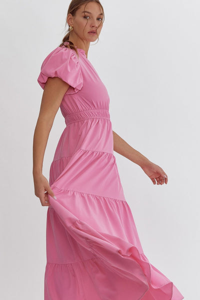Escape Maxi Dress - Pink