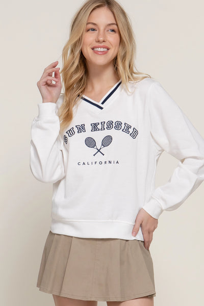 Sun Kissed Sweatshirt - Off White