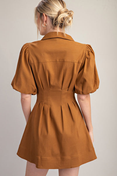 Arizona Dress - Cognac