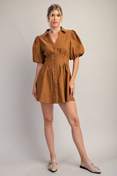 Arizona Dress - Cognac