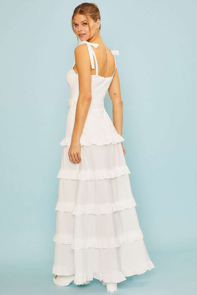 Charleston Maxi Dress - White