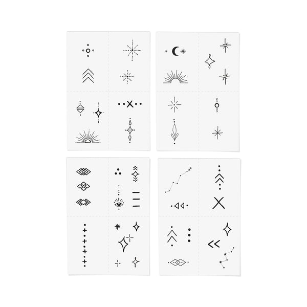 Temporary Tattoos - Celestial Pack