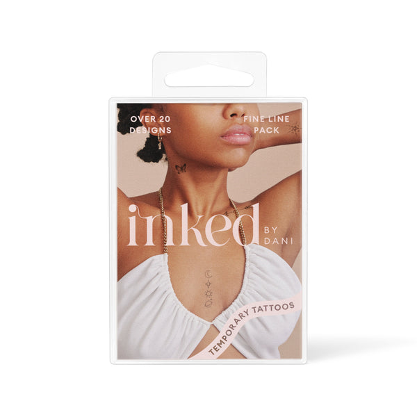 Temporary Tattoos - Fine Line Pack