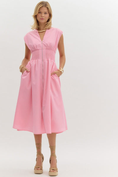 Marylin Maxi Dress - Baby Pink