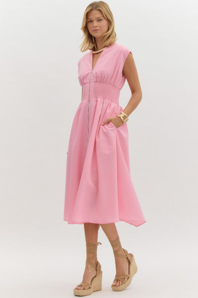Marylin Maxi Dress - Baby Pink