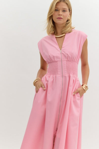 Marylin Maxi Dress - Baby Pink