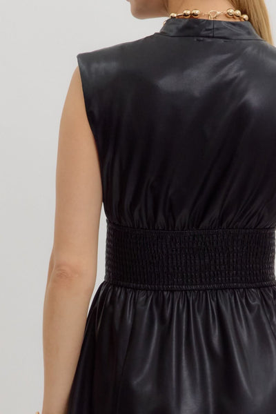 Sophia Midi Dress - Black