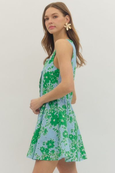 Palm Springs Eyelet Dress