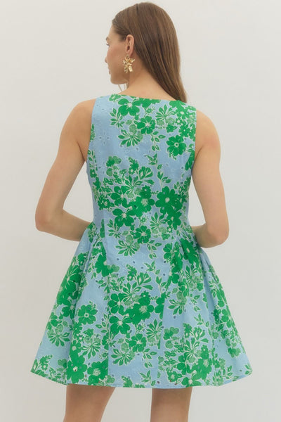 Palm Springs Eyelet Dress