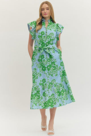 The Coastal Garden Maxi Dress