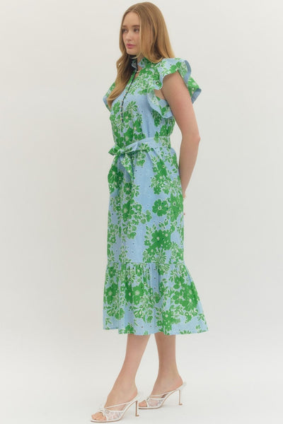 The Coastal Garden Maxi Dress