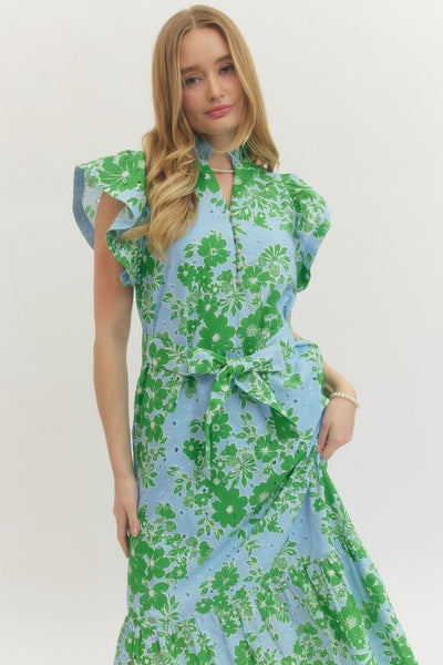 The Coastal Garden Maxi Dress