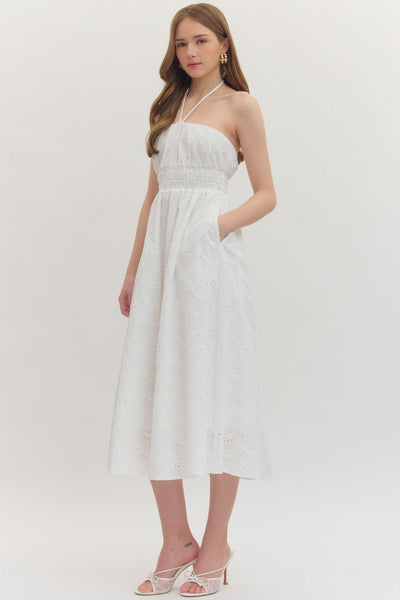 The Sun-kissed Midi Dress - White