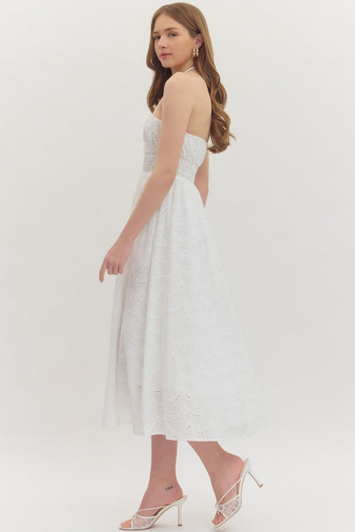 The Sun-kissed Midi Dress - White