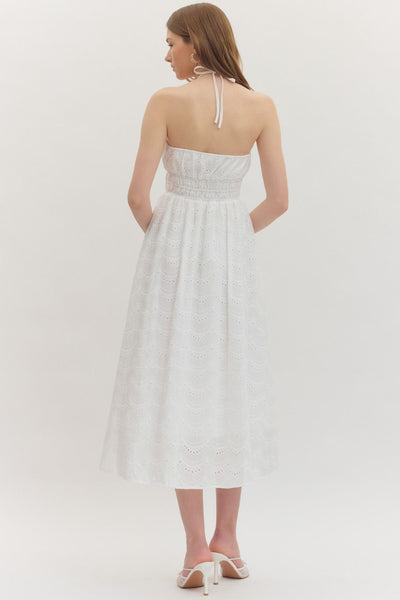 The Sun-kissed Midi Dress - White