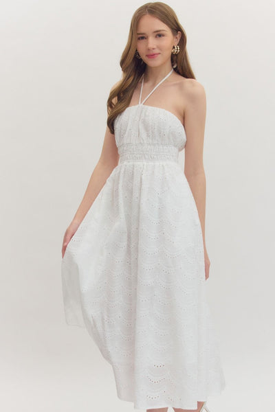 The Sun-kissed Midi Dress - White