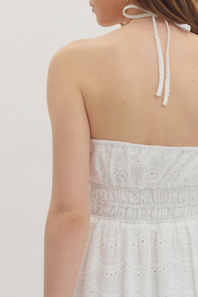 The Sun-kissed Midi Dress - White