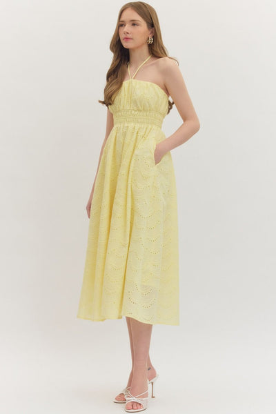 The Sun-kissed Midi Dress - Yellow