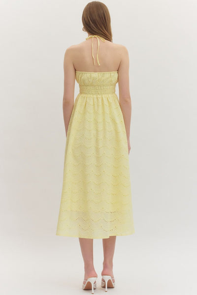 The Sun-kissed Midi Dress - Yellow