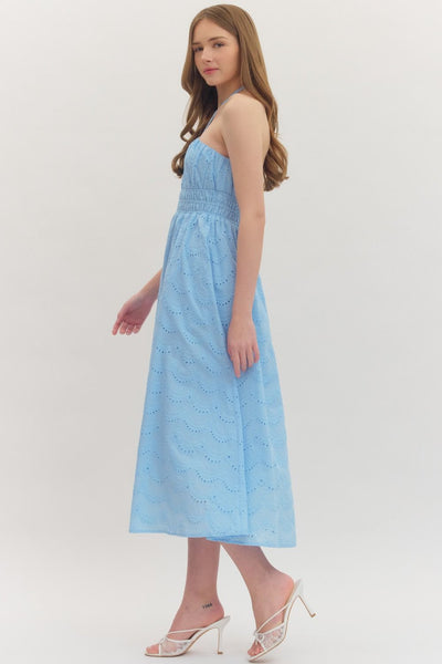 The Sun-kissed Midi Dress - Blue