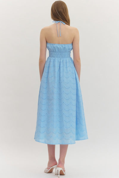 The Sun-kissed Midi Dress - Blue