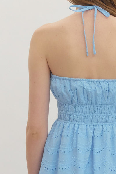 The Sun-kissed Midi Dress - Blue