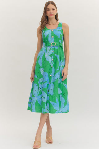 Palm Beach Eyelet Midi Dress 3 Sisters Palm Beach Eyelet Midi Dress 3 Sisters