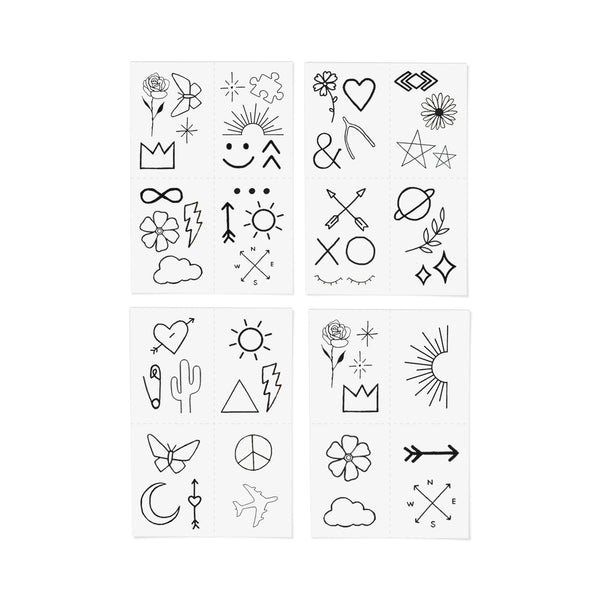 Temporary Tattoos - Doodle Pack