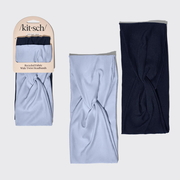 Kitsch Fabric Twist Headband 2pc - Garden Boutique