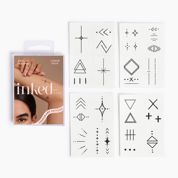 Temporary Tattoos - Linear Pack