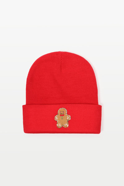 Christmas Gingerbread Hat - Red